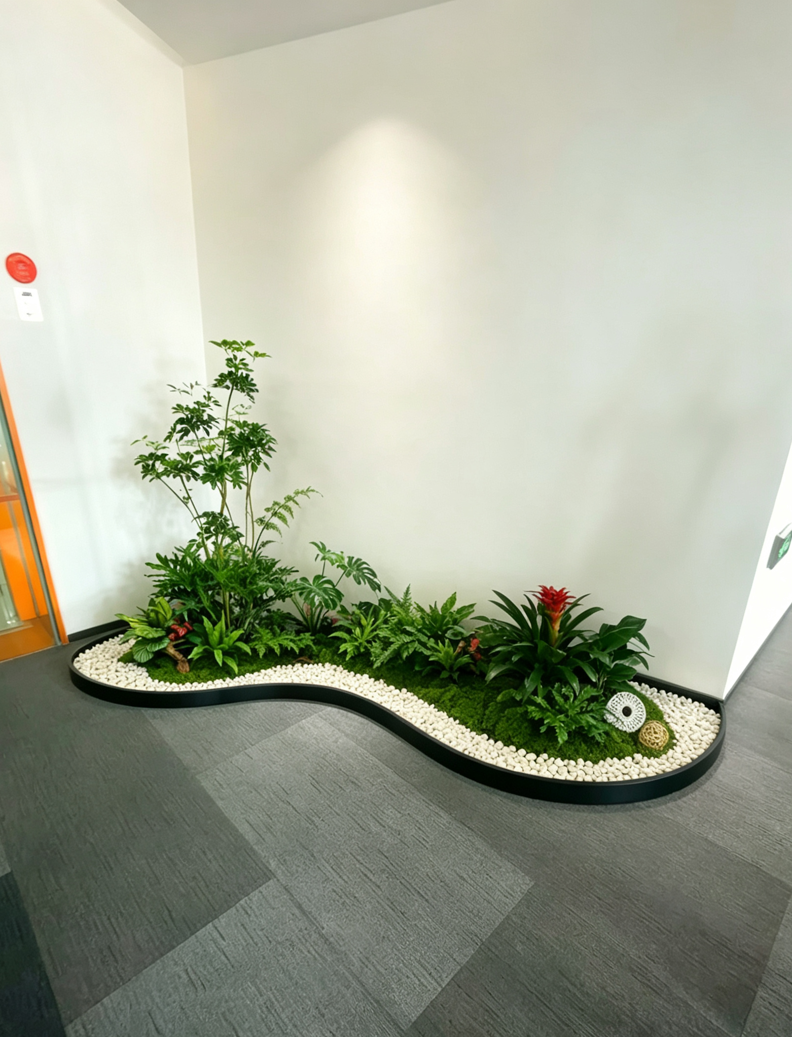 园区绿植养护作业实景